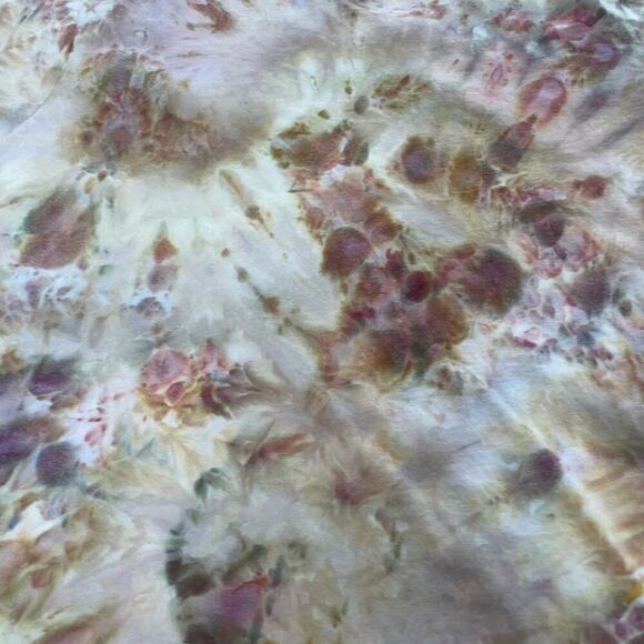 handmade tie dyed ladies tshirt XL neutral abstract organic - Picture 5 of 5